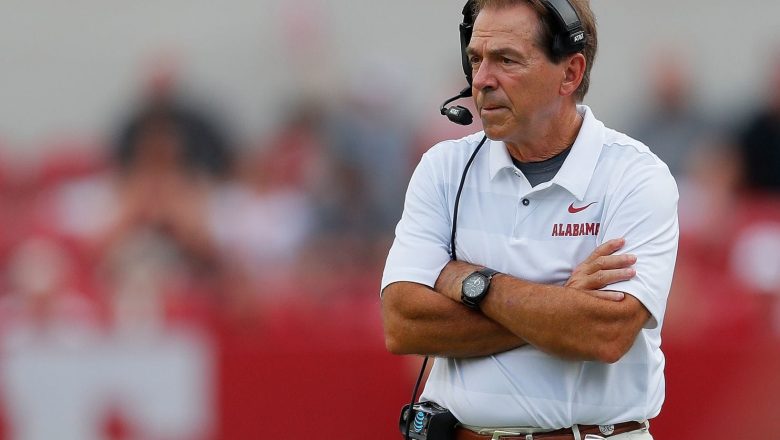 Alabama football coach Nick Saban sees positives in false coronavirus test